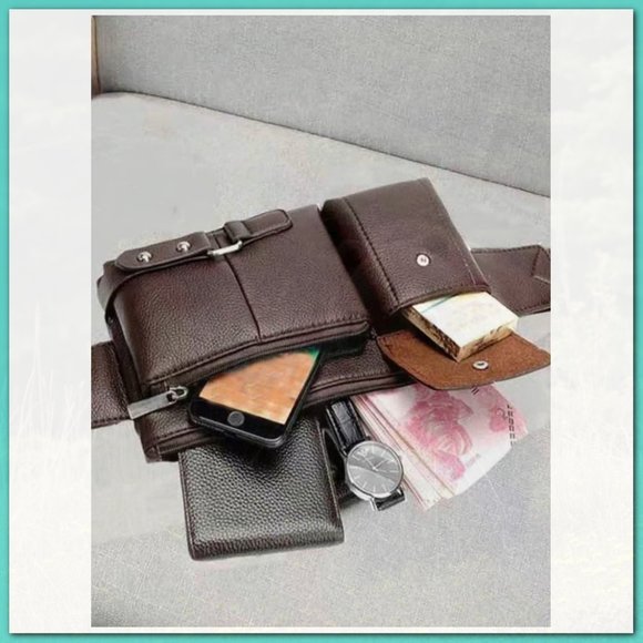 New Men Minimalist Waist Bag 231 - Picture 2 of 4
